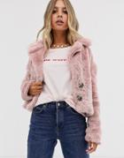 Free People Mena Faux Fur Jacket