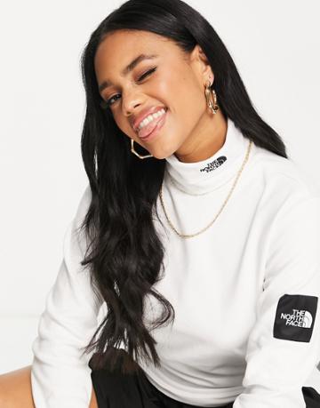 The North Face Black Box Polar Fleece In White