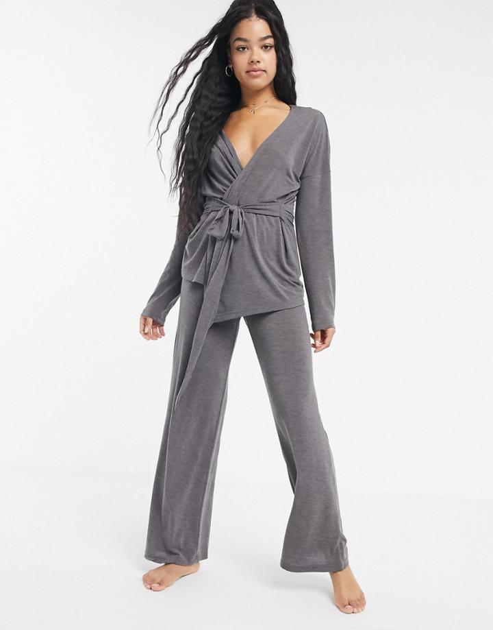 Unique 21 Loungewear Jersey Wide Leg Pants