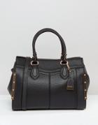 Aldo Front Pocket Detail Tote Bag - Black