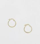Shashi Sterling Silver 18k Gold Plated Chunky Gold Hoop Earrings