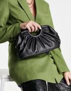 Asos Design Cut Out Grab Clutch Bag In Black