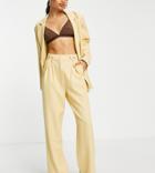 4th & Reckless Petite Tailored Pant In Yellow - Part Of A Set