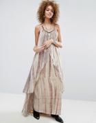 Raga Aphrodite Layered Maxi Dress - Brown