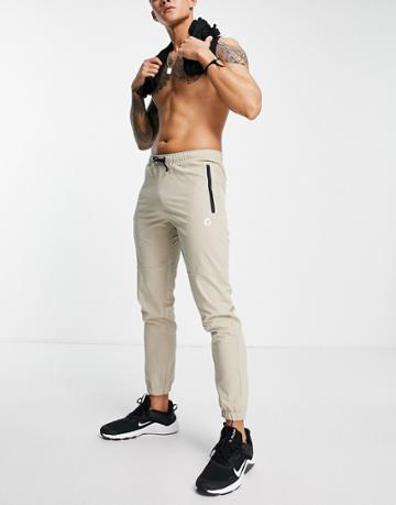 Gym 365 Tactical Joggers In Stone-neutral