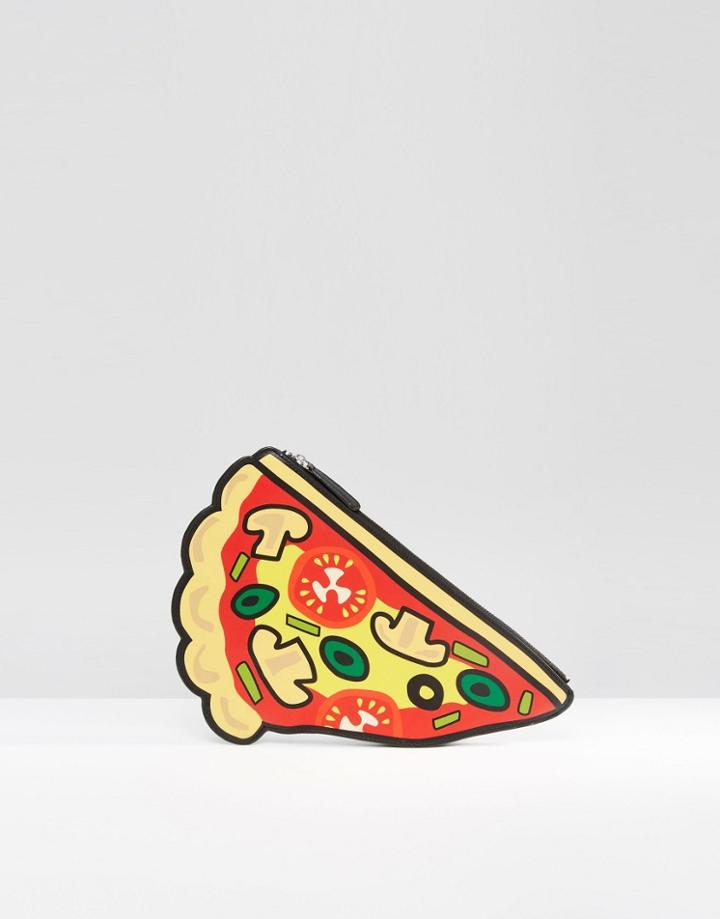 Monki Pizza Clutch Bag - Multi