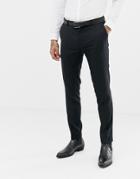 Twisted Tailor Super Skinny Wool Mix Suit Pants In Black - Black