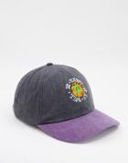Asos Design Baseball Cap With Vintage Emblem-grey