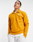 The North Face 100 Glacier 1/4 Zip Fleece In Yellow