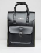Dr Martens Small Black Leather Backpack - Black