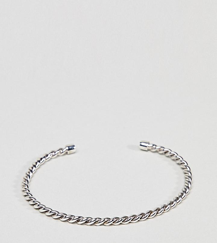 Designb Silver Cuff In Sterling Silver Exclusive To Asos - Silver