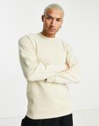 The North Face Oversized Sweatshirt In Beige-neutral