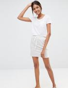 One Day Tall Jersey Mini Skirt - Gray