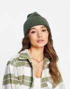 & Other Stories Wool Beanie In Khaki-green