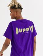 Vintage Supply Hazy Logo T-shirt In Purple