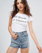 Nvme 90% Unicorn 10% Dreamer T-shirt - White