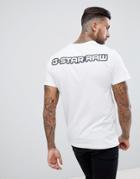 G-star Beraw Rodis Logo Back Print T-shirt - White