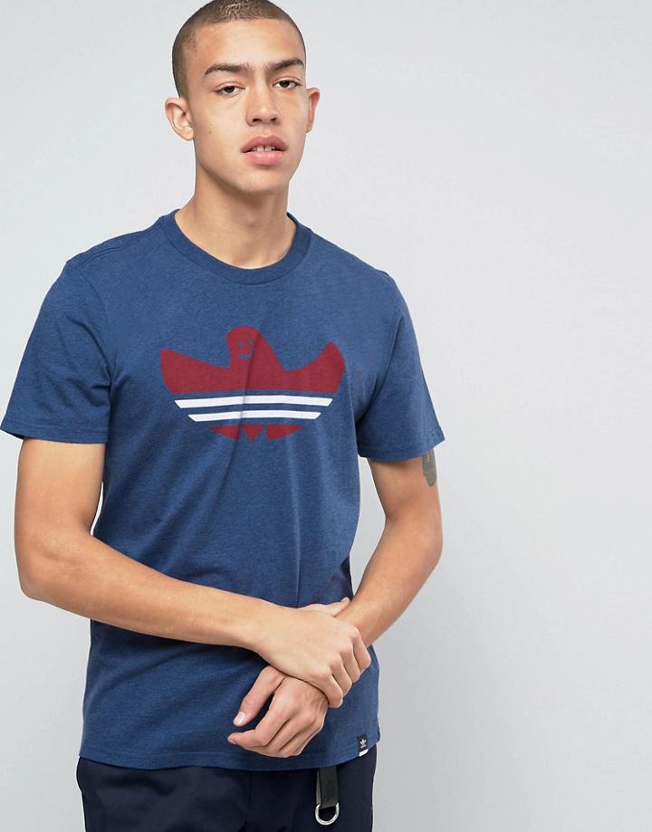 Adidas Skateboarding Nautical T-shirt Bj8708 - Blue