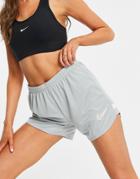 Nike Soccer Academy Dry Shorts In Light Gray-grey