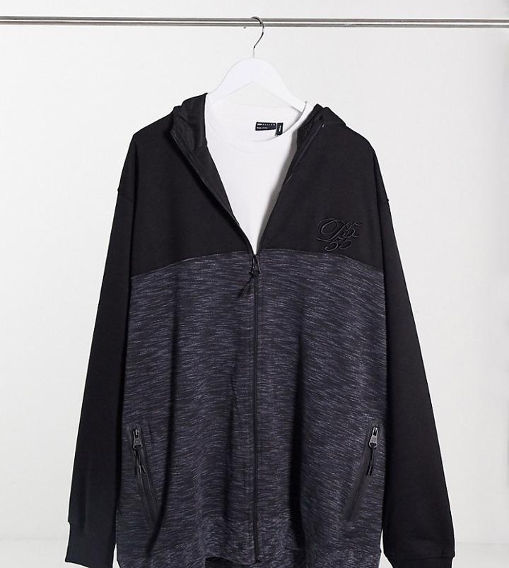 Duke Couture Hoody With Chest Embroidery-black
