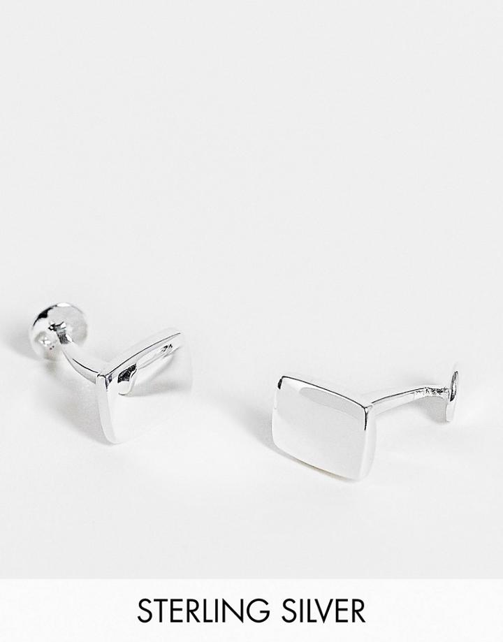 Asos Design Sterling Silver Cufflinks