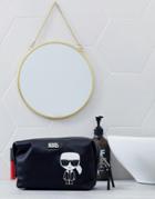 Karl Lagerfeld Iconic Makeup Bag - Black
