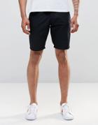 Blend Chino Shorts Straight Fit In Black - Black