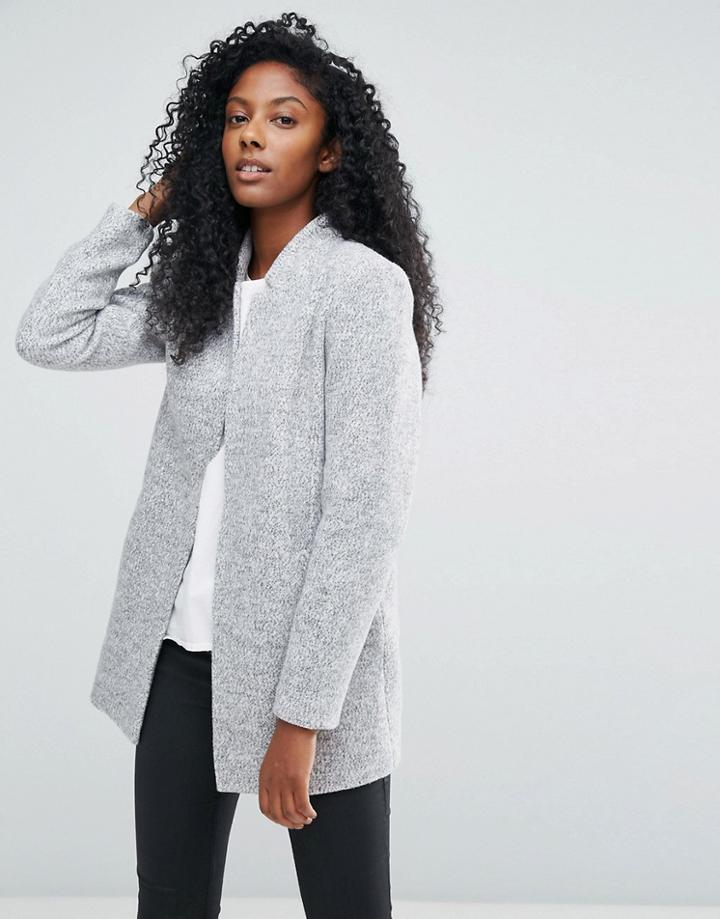 Only Tailored Overcoat - Gray