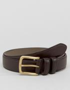 Ben Sherman Casual Leather Belt - Black