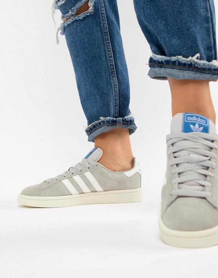 Adidas Originals Campus Sneakers With In Gray - Gray