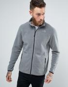 The North Face 100 Glacier Sweat Full Zip In Mid Gray Heather - Gray
