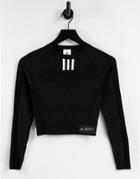 Adidas Training Long Sleeve T-shirt In Black