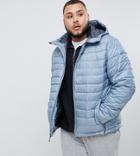 Columbia Plus Size Powder Lite Hooded Jacket In Gray - Gray
