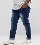 Duke Plus Tapered Jeans In Vintage Wash - Blue