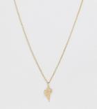 Designb London Pearl Encrusted Shell Pendant Necklace - Gold
