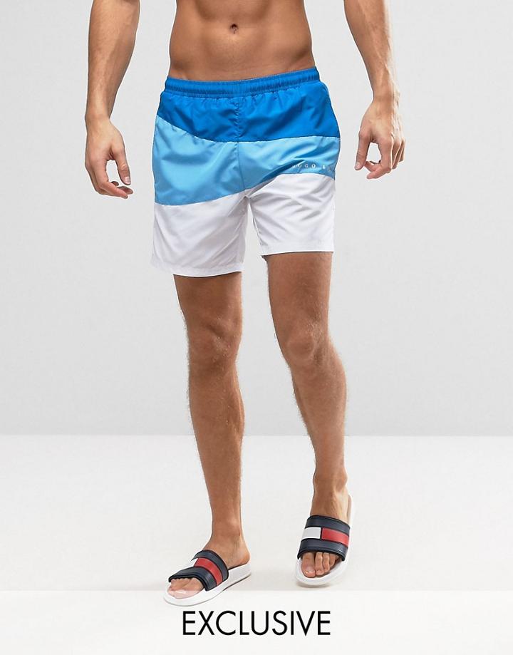 Boss By Hugo Boss Butterfly Swim Shorts - Blue