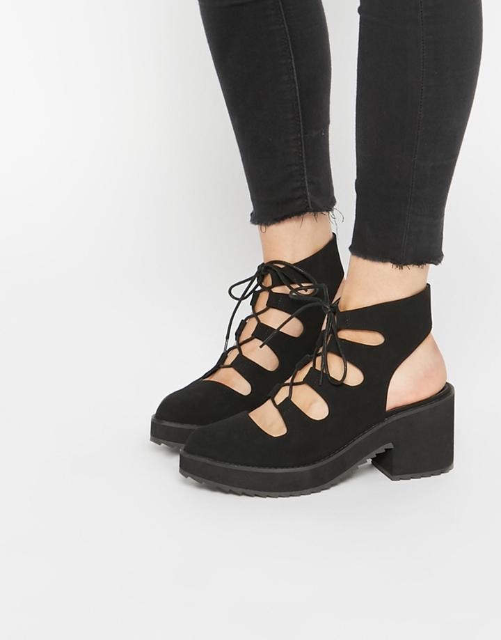 Asos On The Town Heels - Black