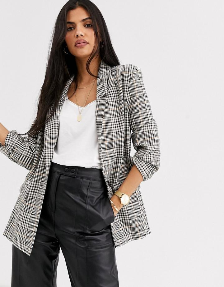 Asos Design All Rounder Check Blazer-multi