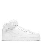 Nike Air Force 1 '07 Mid Le Sneakers In Triple White
