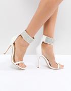 Truffle Collection Bridal Heeled Sandals - White
