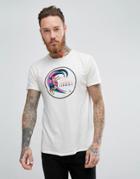 O'neill Reissue Heritage Surfer Logo T-shirt Slim Fit In White - White