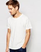 Selected Homme T-shirt With All Over Print - White