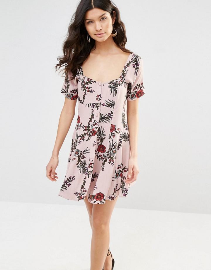 Flynn Skye Nyla Mini Dress In Sweet Desert - Multi