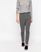 Ganni Moscow Tailor Gray Pant - Smoked Pearl
