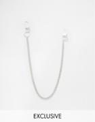 Chained & Able Mini Jean Chain In Silver - Silver