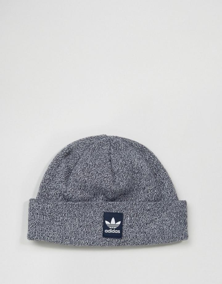 Adidas Originals Beanie In Blue Ay9066 - Blue