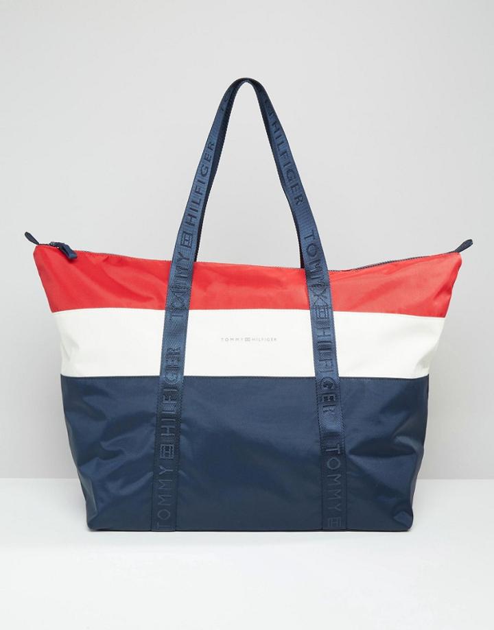Tommy Hilfiger Exclusive Color Block Duffel Bag - Multi