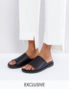 Monki Minimal Slider Sandals - Black