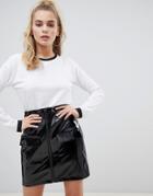 Noisy May Ringer Long Sleeved T-shirt - Multi