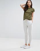 Noisy May Skinny Trackpant - White